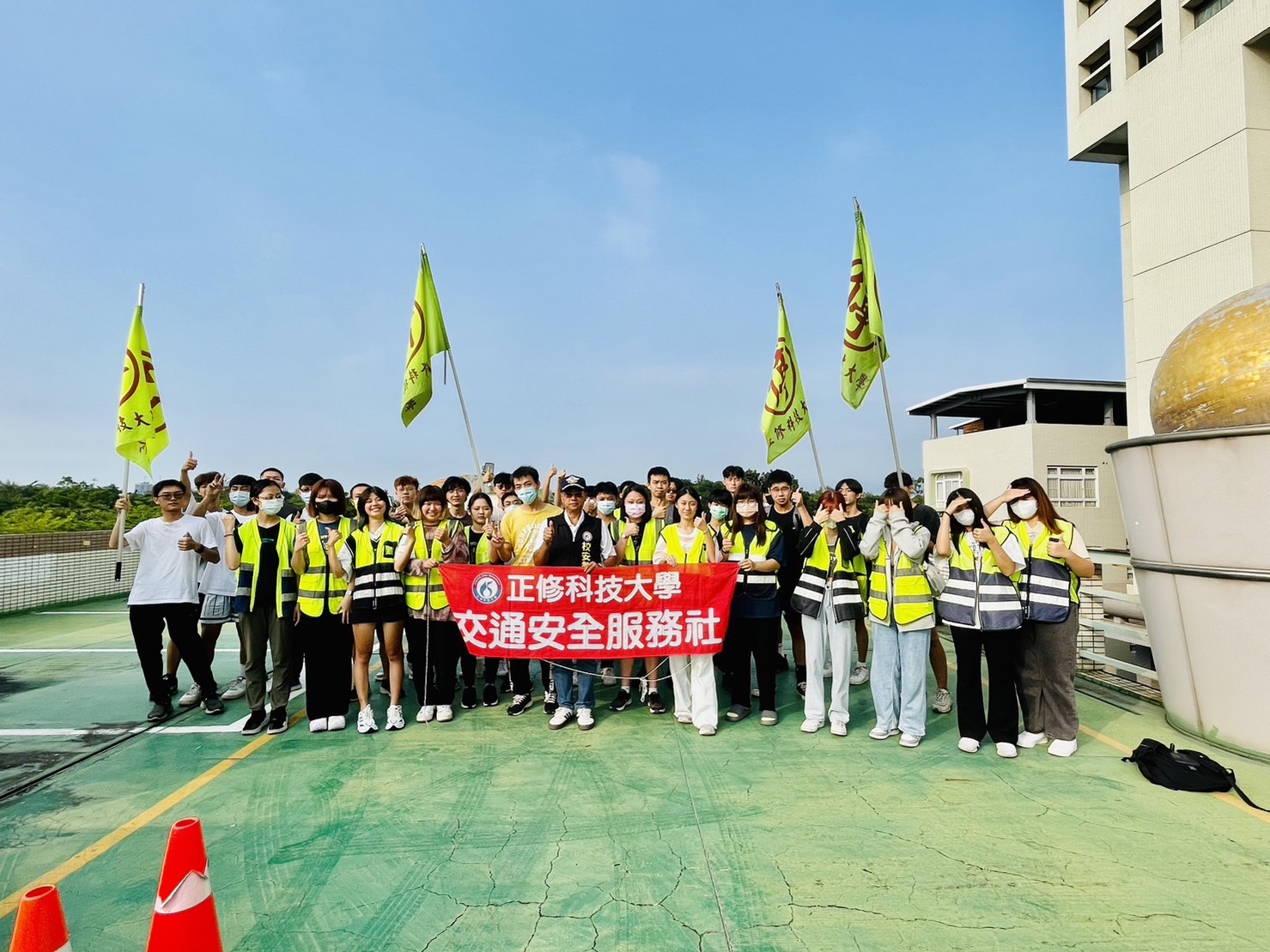 ▲交通服務隊專業訓練