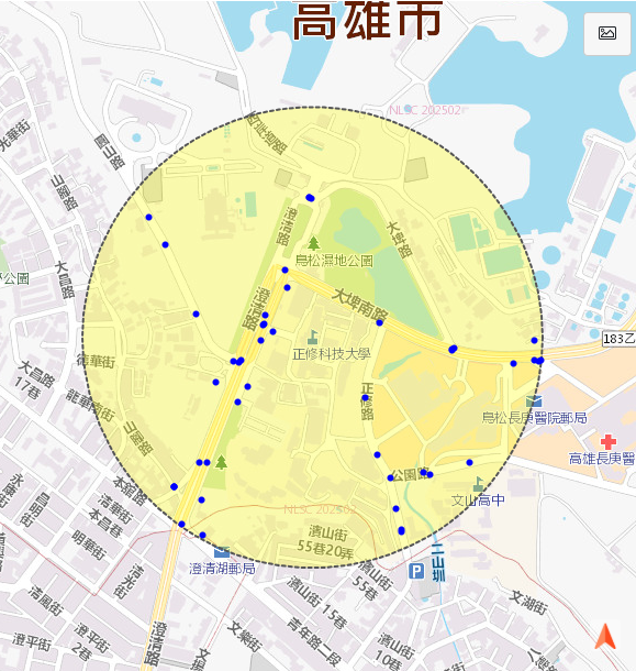 學校周邊500公尺肇事熱點