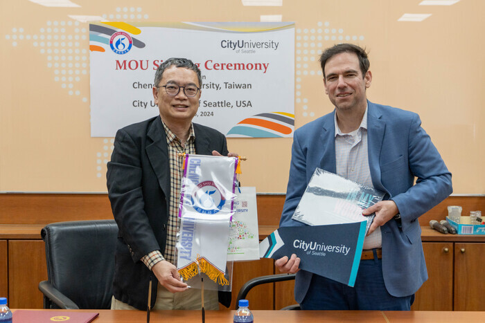 美國西雅圖社群大學副校長來訪暨簽約儀式(City University of Seattle)