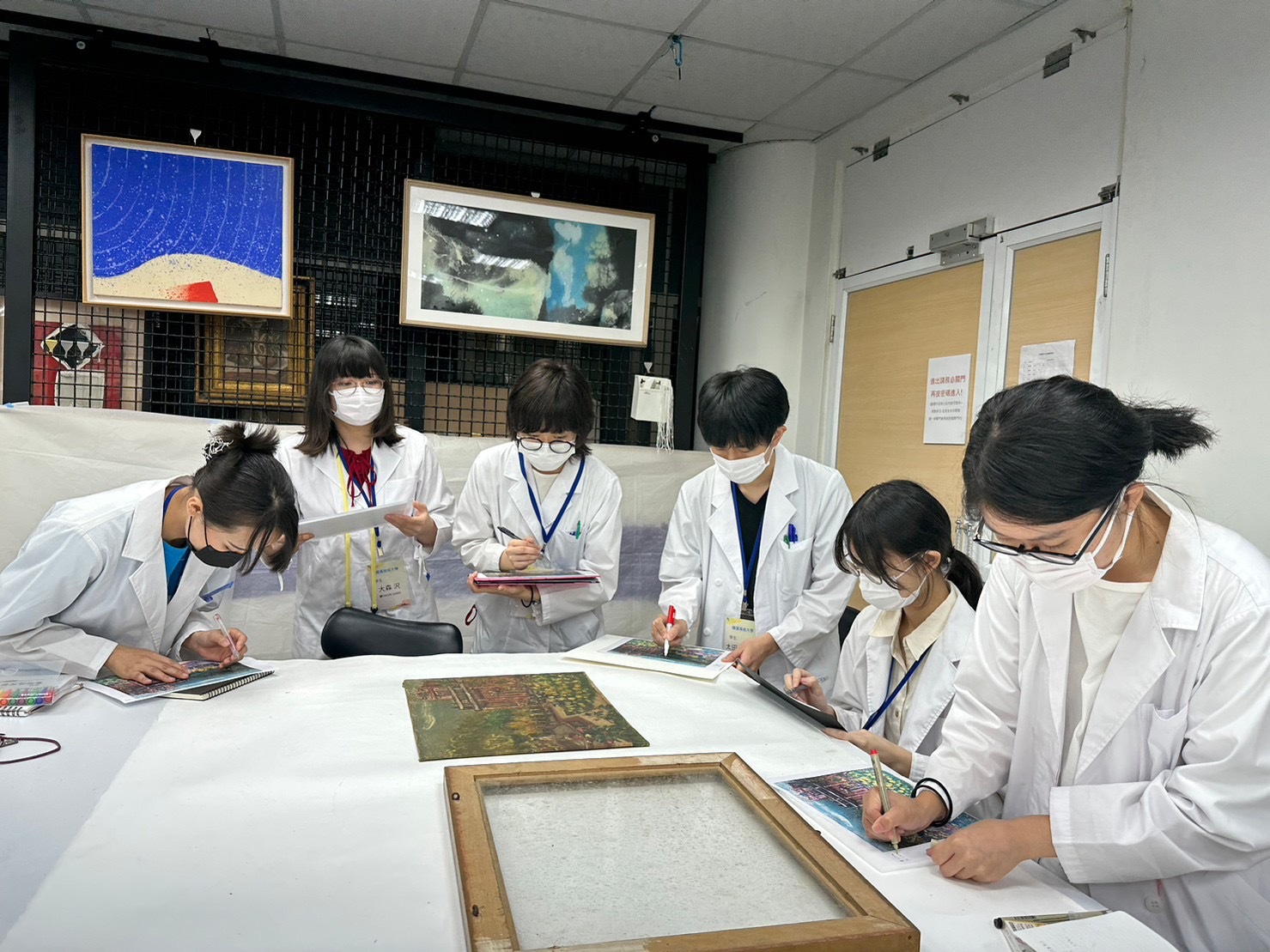 正修科大文物修護功夫了得 橫濱美術大學師生前來見習