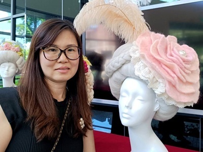 正修羊毛氈藝術創作展 簡湘紜洛可可風永續之美