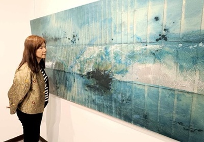 洪明爵「人類世之下的多元共生」個展 呈現海洋 家鄉濃濃情感圖片